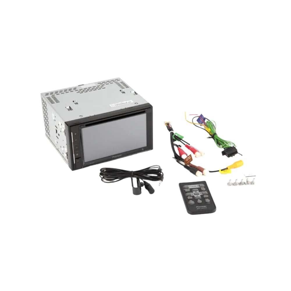 KIT4803 Bundle 2005-2008 Chevy Uplander W/ Pioneer Double DIN Car Stereo with Bluetooth/Backup Camera/Installation Kit/in-Dash DVD/CD AM/FM 6.2" WVGA Touchscreen Digital Media Receiver