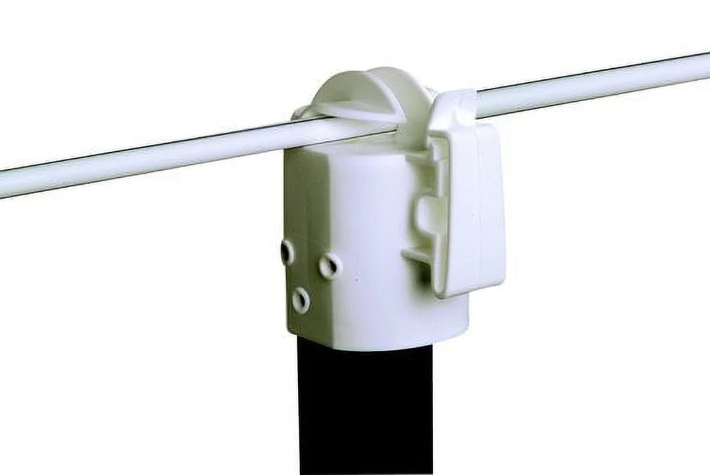 Gallagher T-Post Safety Cap and Insulator White