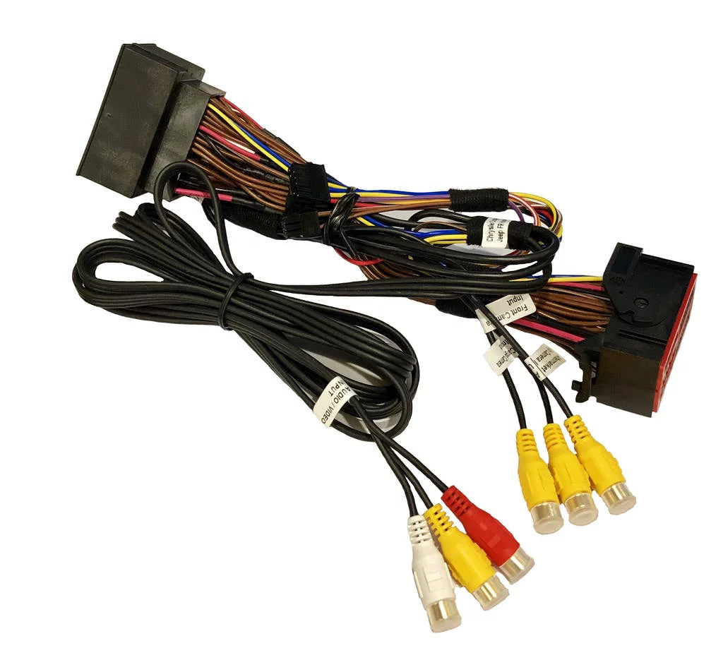 Crux VRFCH-75L Front & Rear + 1 Video Camera Integration Interface with A/V Input Chrysler, Dodge, Jeep & Ram Vehicles with Uconnect 8.4” Systems