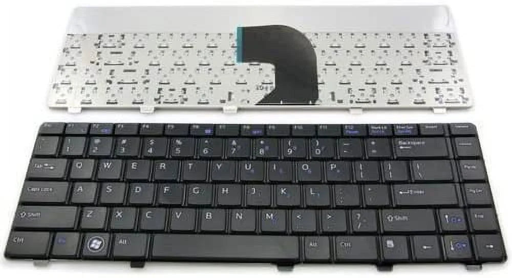 Replacement Laptop English Black Keyboard With Frame For Dell Vostro 3300 3400 3500 No Backlit