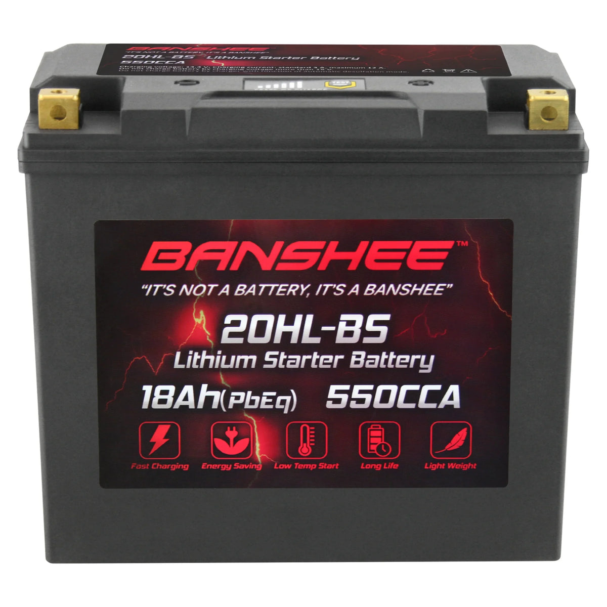 Banshee 20L-BS LiFePO4 Motorsports Battery with Yamaha FC1800 WaveRunner FX SVHO 2014 to 2020