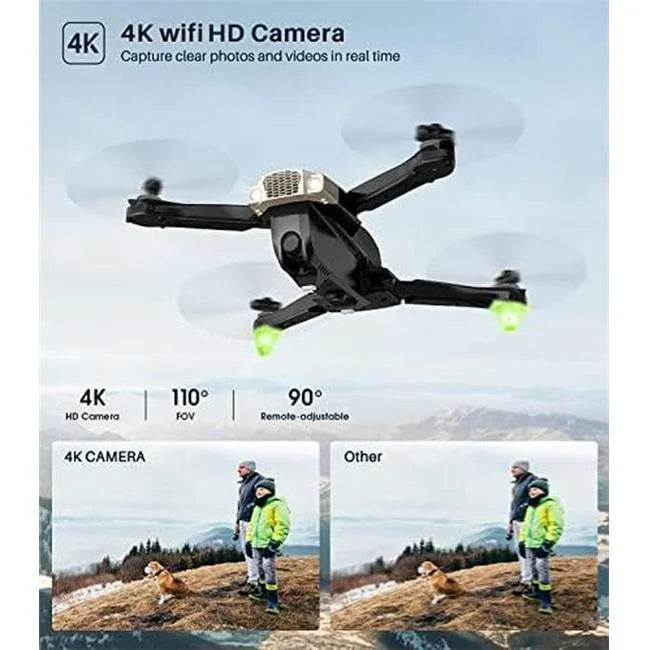 UNO1RC NM56306 Drones with Camera Adults 4K