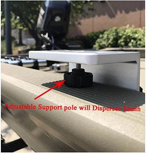 BroCraft Power Lock Rod Holder Tracker Ship Versatrack System /90 degree Lund Sport Track
