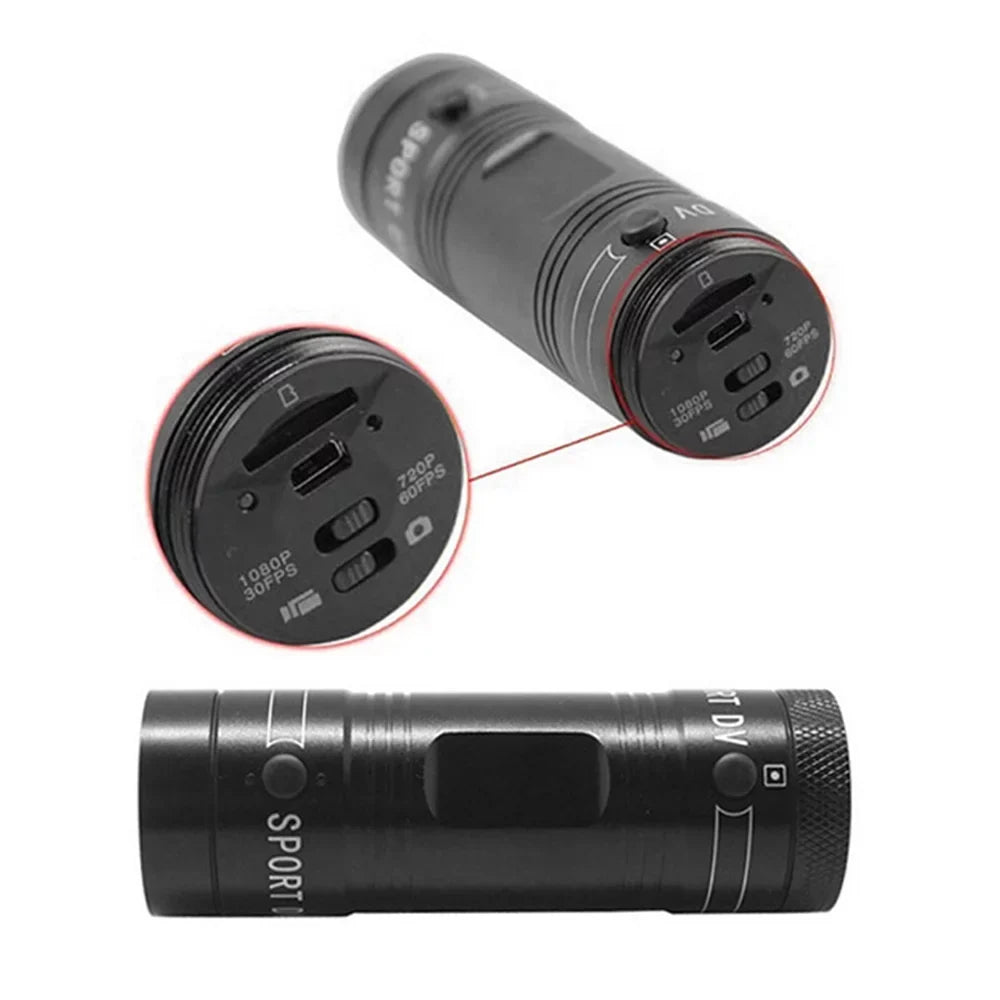 Tomshoo Camcorder Bike Helmet Camera with 120° Wide Angle Lens, Waterproof Camera