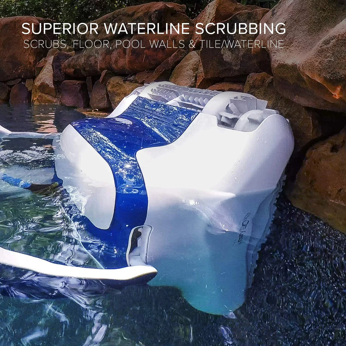 Dolphin Sigma Robotic Pool Cleaner with Bluetooth and Massive Top-Load Cartridge Filters, Ideal Pools up to 50 Feet.