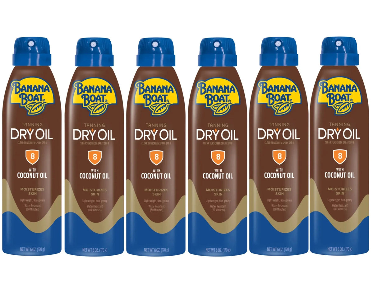 Banana Craft UltraMist Deep Tanning Dry Oil - SPF 8 (Pack of 6)
