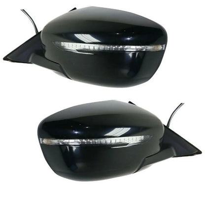 For 14-16 Rogue USA Built Rear View Mirror Power w/Signal w/o Camera Set Pair