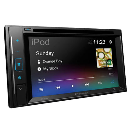 KIT2607 Bundle with Pioneer Multimedia DVD Car Stereo and Installation Kit - 2014-2015 Nissan Rouge w/Base Radio / Bluetooth Touchscreen, Backup Camera, 2 Din Dash Kit