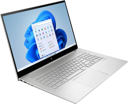 2022 HP Envy Laptop 17.3" FHD IPS Touchscreen 10-Core 12th Intel i7-1255U Iris Xe Graphics 24GB DDR4 1TB SSD Thunderbolt 4 Wi-Fi 6E Backlit Keyboard w/ FP Reader Windows 11 w/ RATZK 32GB USB