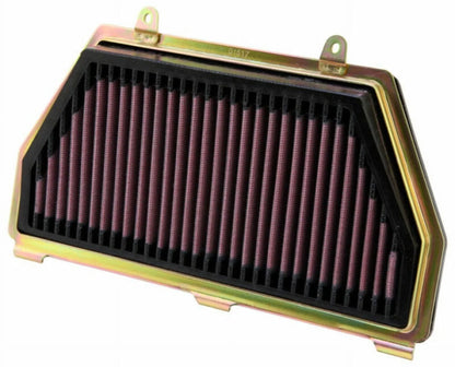 K&N Engine Air Filter: High Permance, Premium, Powersport Air Filter: 2007-2019 HONDA (CBR600RR, CBR600RR ABS, CBR600 RA) HA-6007