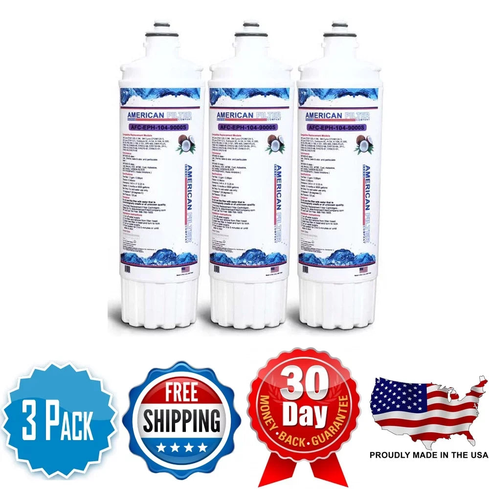 AFC Brand , Water Filters , Model # AFC-EPH-300-25000SKH , with Everpure® 7FC5-S - 3 Pack - Made in U.S.A.