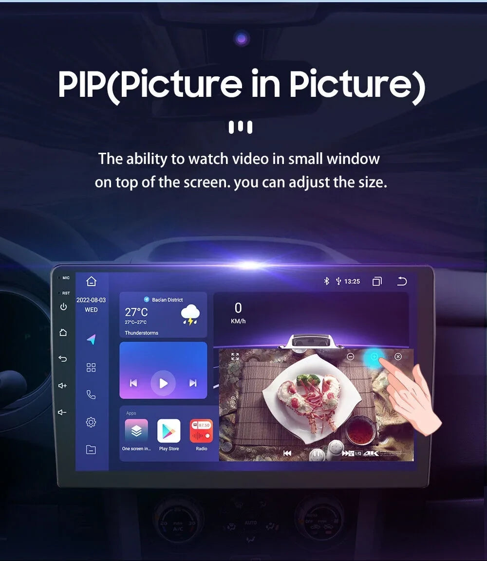 9inch 1280*720 IPS Fit Toyota Tacoma 2005-2015 Android Octa Core 4+32GB Car Radio Stereo DSP Carplay GPS NAVI AM FM