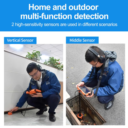 PQWT-L3000 Indoor Outdoor 5m Depth Pipe Leakage Detector Multifunctional