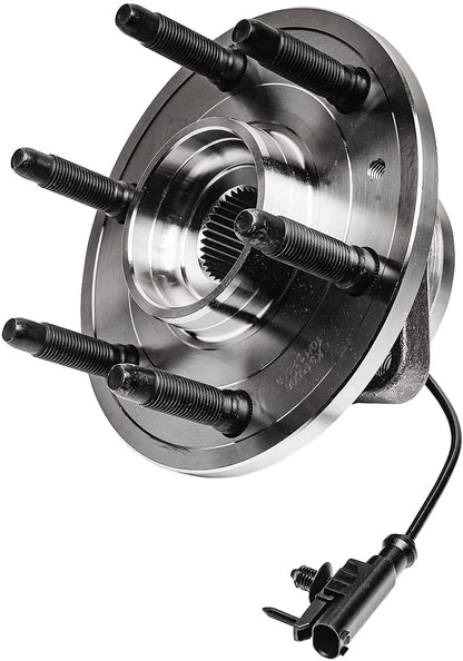 Detroit Axle - 4WD Front Wheel Bearing Hub Chevy GMC Silverado Sierra Yukon XL 1500 Tahoe Avalanche Cadillac Escalade ESV EXT, Wheel Bearing & Hub Assembly Replacement