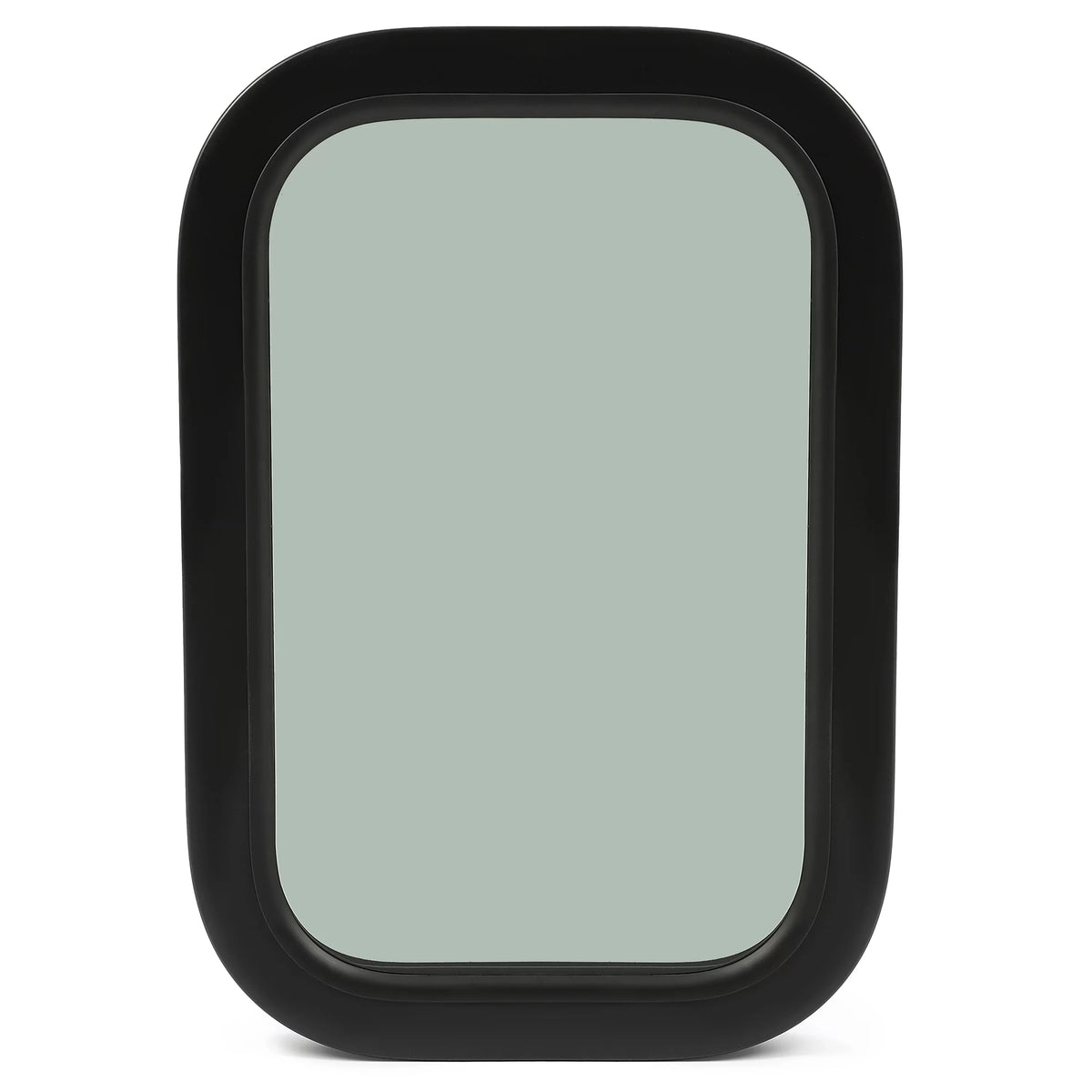 Kojem RV Window Black Universal Camper Vertical Trailer Rip-Up Cargo Powder Coated Glass Steel