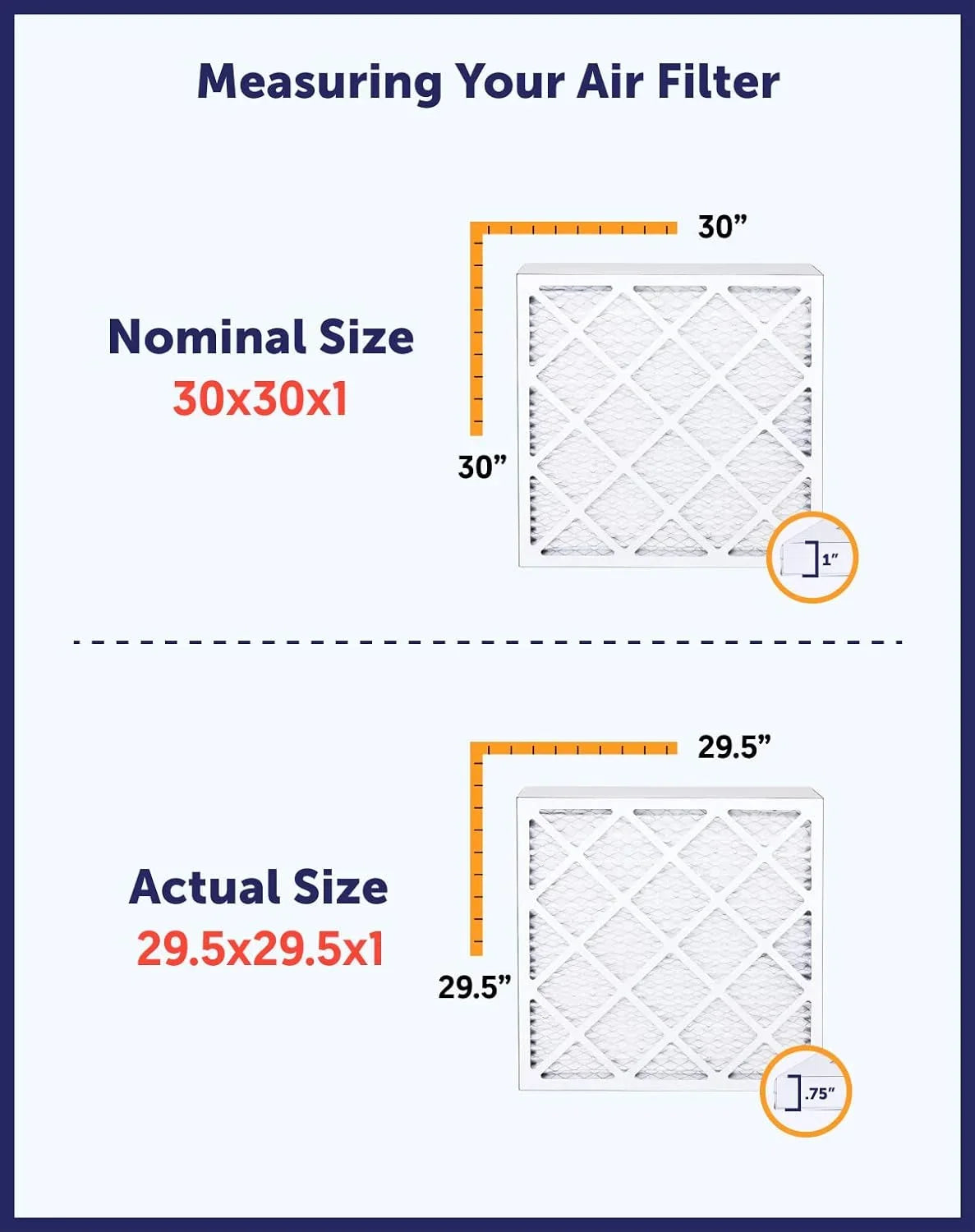Filter King 38x32.5x1a Air Filter | 4-PACK | MERV 8 HVAC Pleated A/C Furnace Filters | MADE IN USA | Actual Size: 38 x 32.5 x .75"