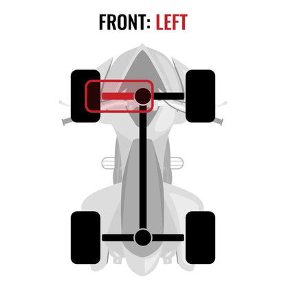 Sixity XT Front Left Axle Suitable with Can-Am Commander 1000 2015 - STD DPS XT XT-P 4X4
