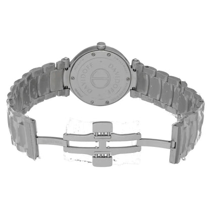 Davidoff 21156 Lady Mother of Pearl Stainless Steel 30mm Quartz Women's Watch
