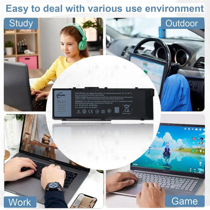 91Wh MFKVP Laptop y Dell Precision 15 7510 7520 Precision 17 7710 7720 1G9VM 451-BBSB 451-BBSF GR5D3
