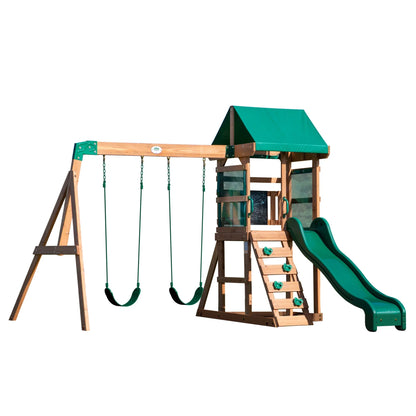 Backyard Coating Clasp Hill Swing Set