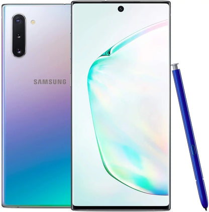 Pre-Owned SAMSUNG Galaxy Note 10 N970U 256GB, Aura Glow Smartphone T-Mobile - Like New (Refurbished: Good)