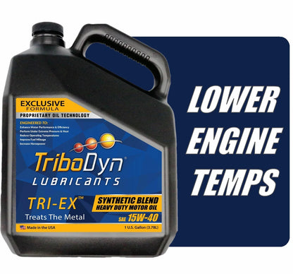 TriboDyn TRI-EX Synthetic Blend 15W40 Diesel Oil - Gallon Bottle