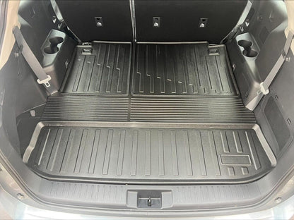 EACCESSORIES EA Cargo Liner – Trunk Mat Toyota Highlander 2020-2024 – - Trunk Mats Cars with Raised Lip – Non-Slip Car Trunk Mat Tray Pad Boot – Laser Pre-Cut Design