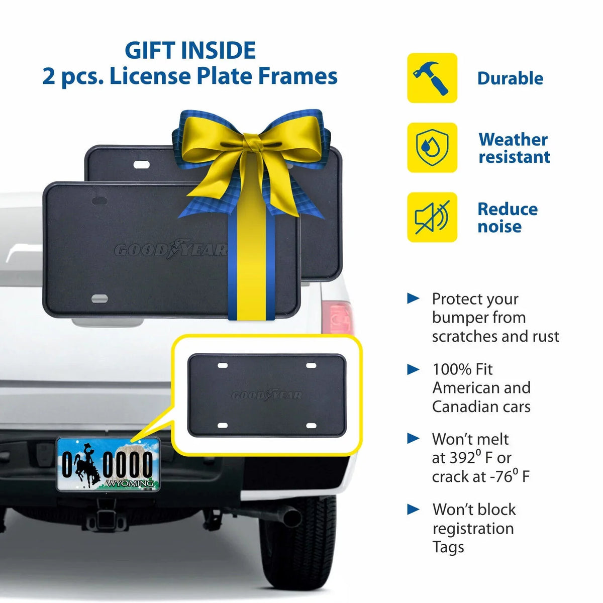 Goodyear Shatterproof in-Channel Window Deflectors Trucks Toyota Tacoma 2016-2023 Double Cab, Rain Guards, Window Visors, Vent Deflector, Truck Accessories, 4pcs. - GY003409
