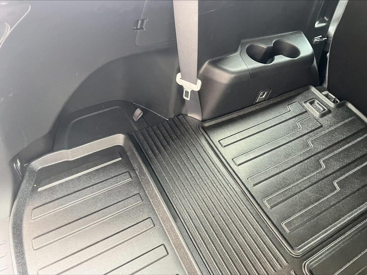 EACCESSORIES EA Cargo Liner – Trunk Mat Toyota Highlander 2020-2024 – - Trunk Mats Cars with Raised Lip – Non-Slip Car Trunk Mat Tray Pad Boot – Laser Pre-Cut Design