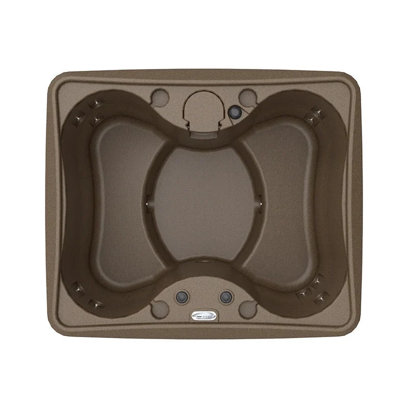 Aquarest Spas Powered By Jacuzzi® Premium 150 Hot Tub Spa 4-Person Plug and Play 12 Jets, Ozone and LED Waterfall, & Tub Shield Keystone