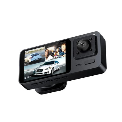 Paddsun Car Dual Lens Dash Camera Cam HD 1080P Front/Rear/Inside Video Recorder G-Sensor