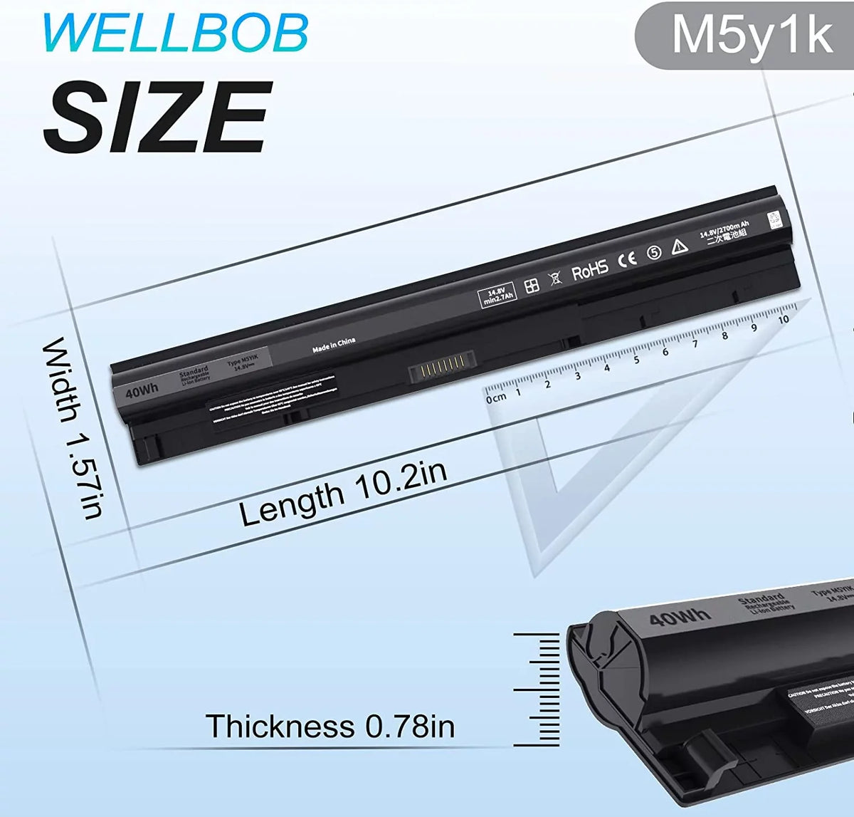 M5Y1K y Dell Inspiron 5559 5558 y, Dell Inspiron 15 3000 5000 y 3558 3567 5555 5566 5759,