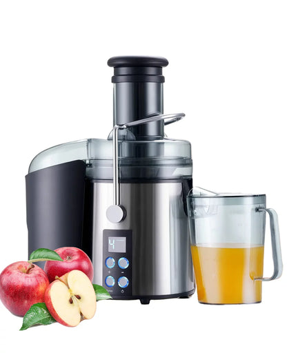 Centrifugal Juicer Machines Vegetable Fruit - with 3" Feed Chute Anti-drip Tainless-steel Filter