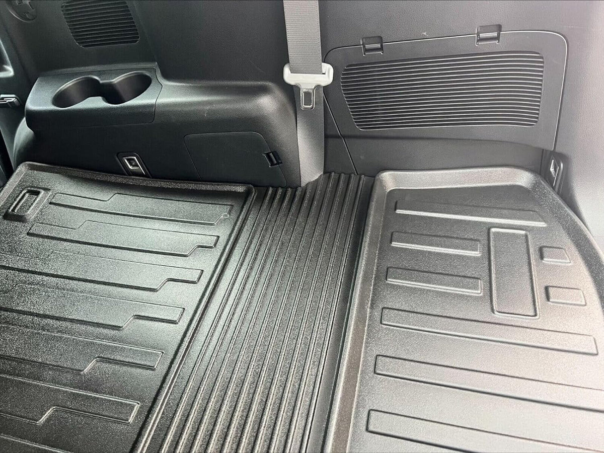 EACCESSORIES EA Cargo Liner – Trunk Mat Toyota Highlander 2020-2024 – - Trunk Mats Cars with Raised Lip – Non-Slip Car Trunk Mat Tray Pad Boot – Laser Pre-Cut Design