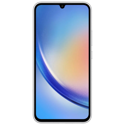 Restored Samsung Galaxy A34 5G A346M 128GB Dual SIM GSM Unlocked Android Smartphone (Latin Variant/US LTE) - Awesome Silver (Refurbished)