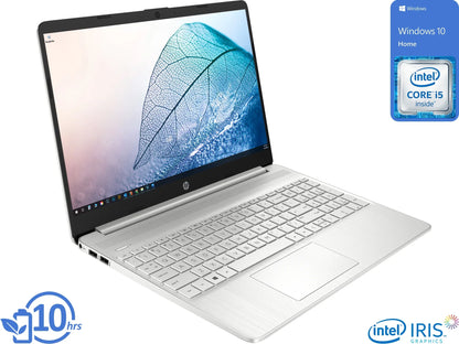 HP 15 Notebook, 15.6" HD Display, Intel Core i5-1135G7 Upto 4.2GHz, 8GB RAM, 512GB NVMe SSD, HDMI, Card Reader, Wi-Fi, Bluetooth, Windows 10 Home