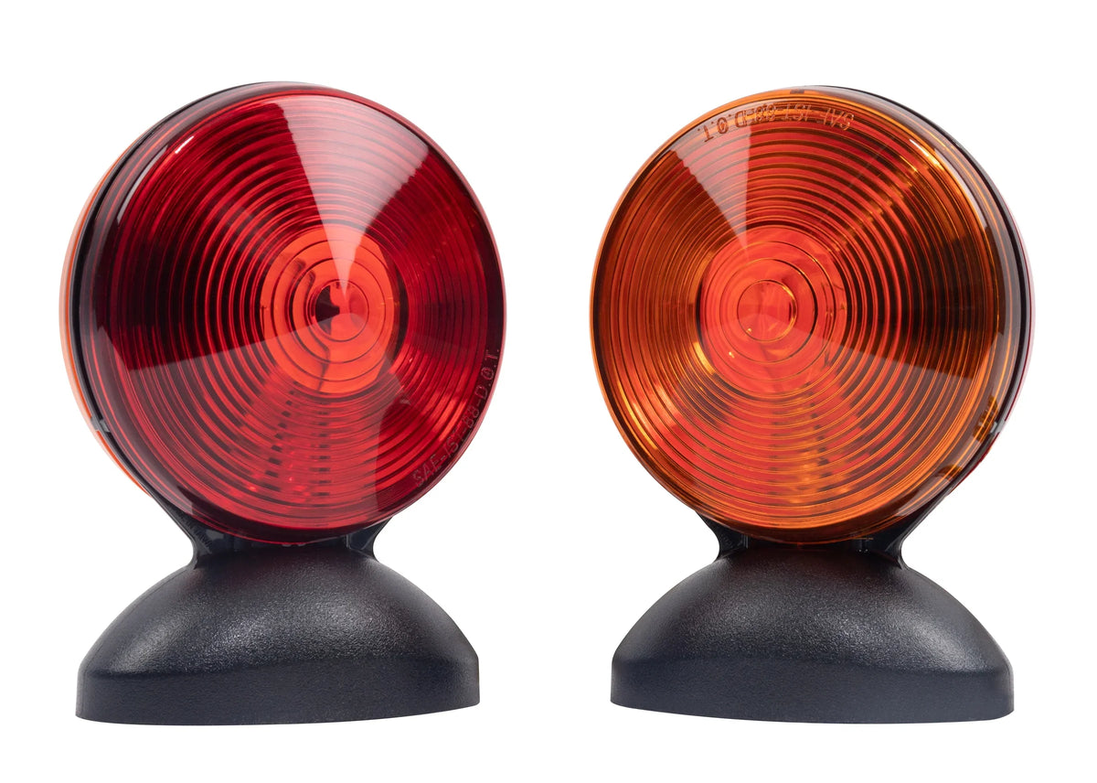 Hopkins Towing Solutions Magnetic 2 Sided Towing Light Kit, C6300, Amber and Red