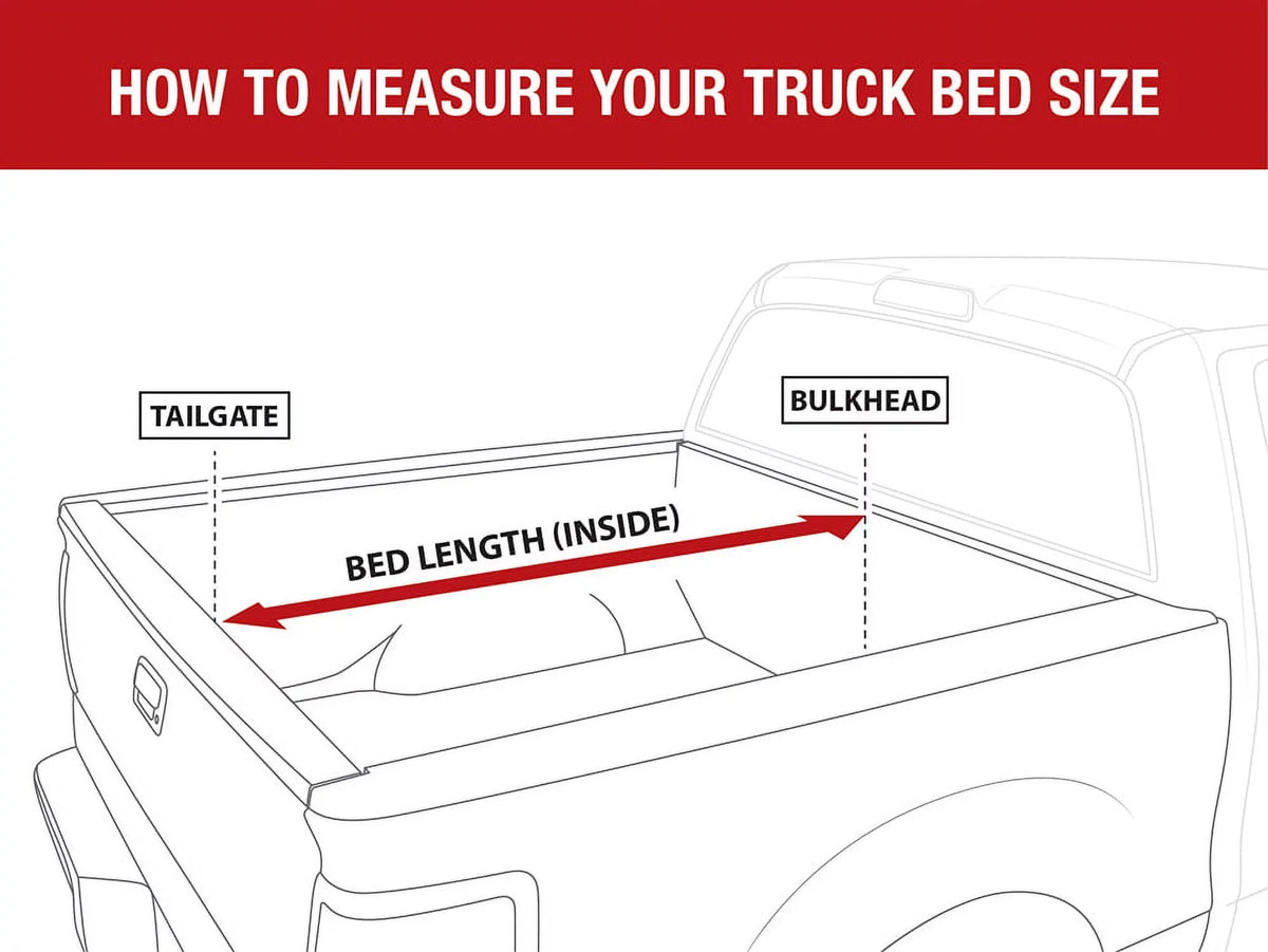 MaxMate Soft Quad-fold Truck Bed Tonneau Protection with 2019-2024 Ram 1500 New Body (NOT FIT 19-23 Classic) | 6'4" (76") Bed | TCD484045