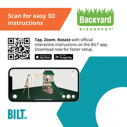 Backyard Coating Clasp Hill Swing Set
