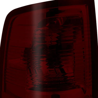 AKKON - For 2009-2018 Dodge Ram 1500 | 10-18 Ram 2500 3500 Red Smoked Taillights + Smoke LED 3Rd Brake Lamp