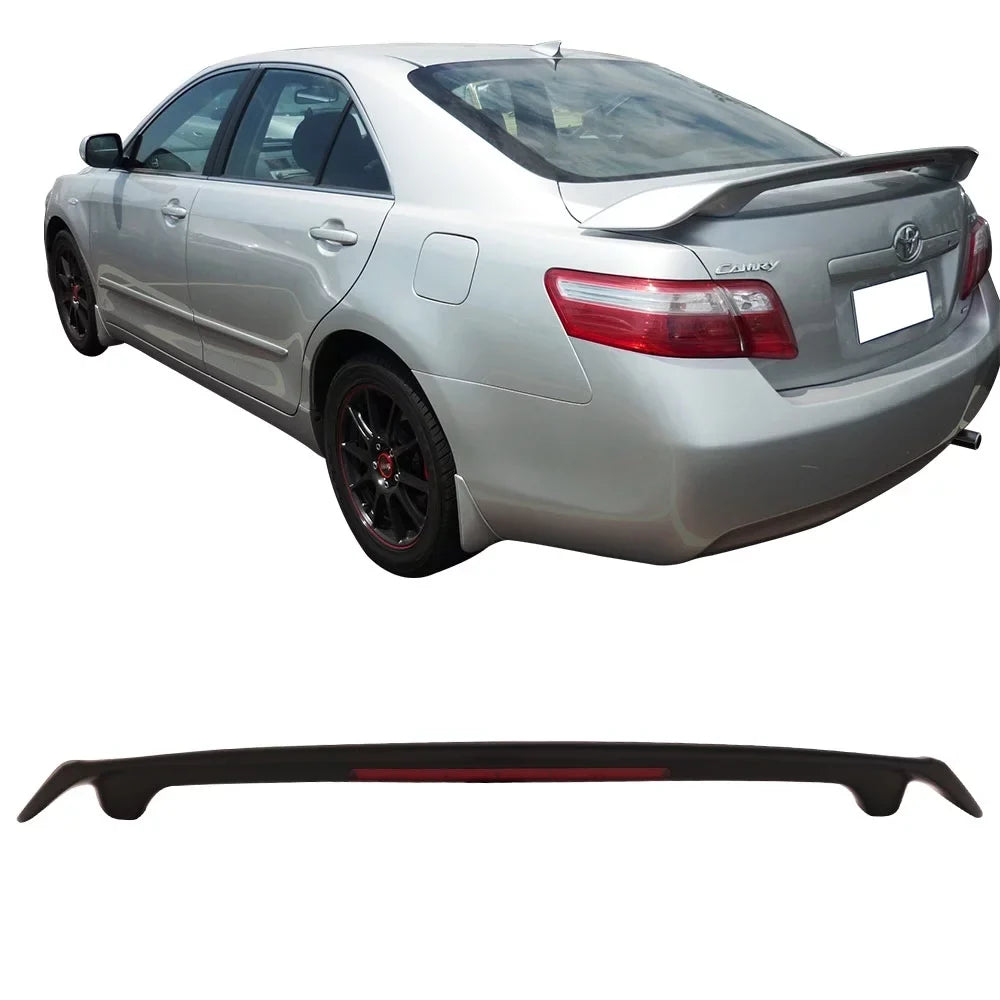 Ikon Motorsports with 07-11 Toyota Camry JDM Style Rear Trunk Spoiler Wing Matte Black ABS Plastics 2007 2008 2009 2010 2011