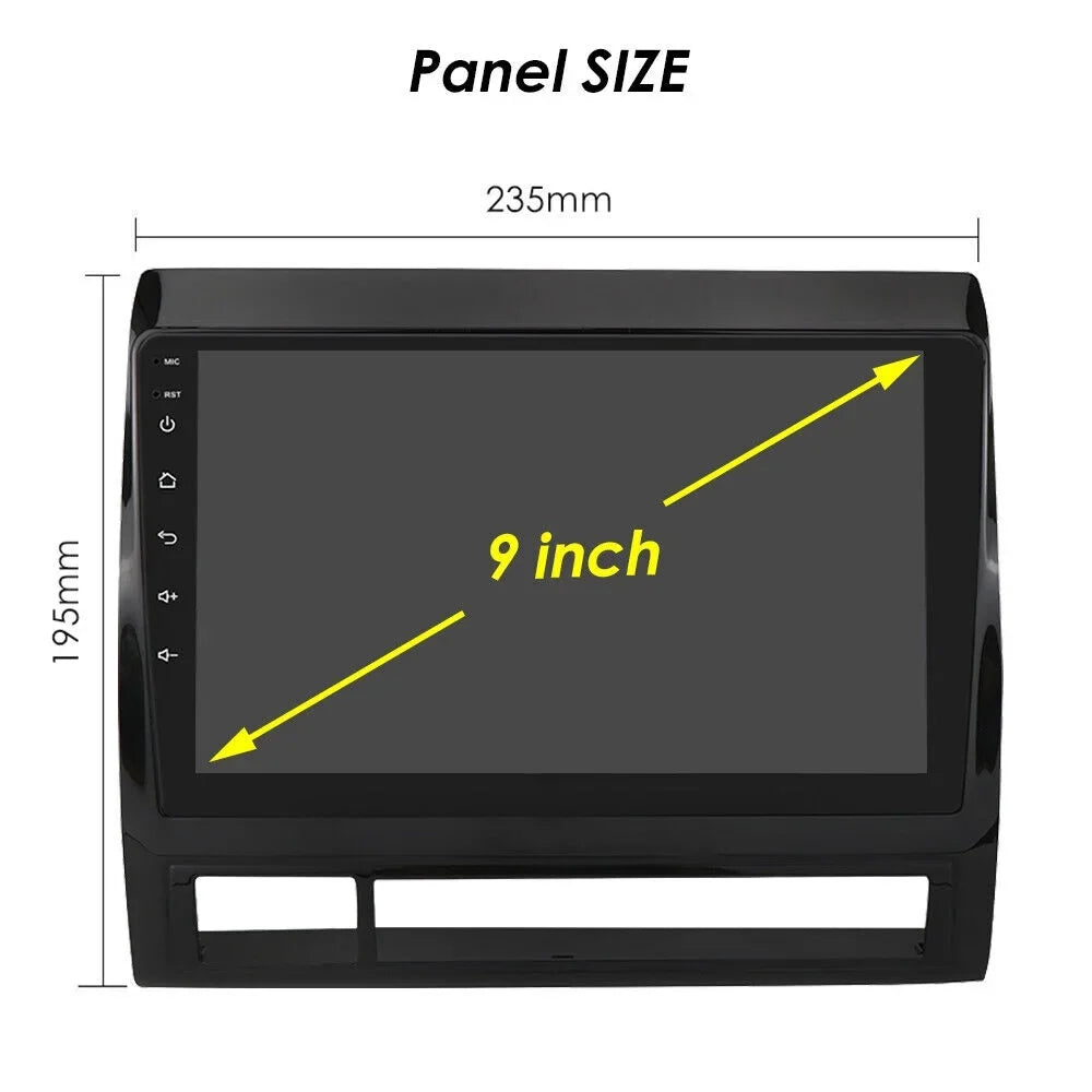 9inch 1280*720 IPS Fit Toyota Tacoma 2005-2015 Android Octa Core 4+32GB Car Radio Stereo DSP Carplay GPS NAVI AM FM