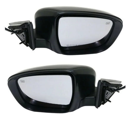 For 14-16 Rogue USA Built Rear View Mirror Power w/Signal w/o Camera Set Pair