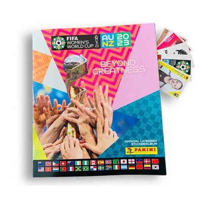 2023 Panini Women's FIFA World Cup Stickers - Mega Starter Pack (Album + 51 Stickers)