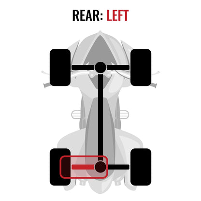 Sixity XT Rear Left Axle Suitable with Can-Am Outlander MAX 1000 2015 - EFI LTD 4X4