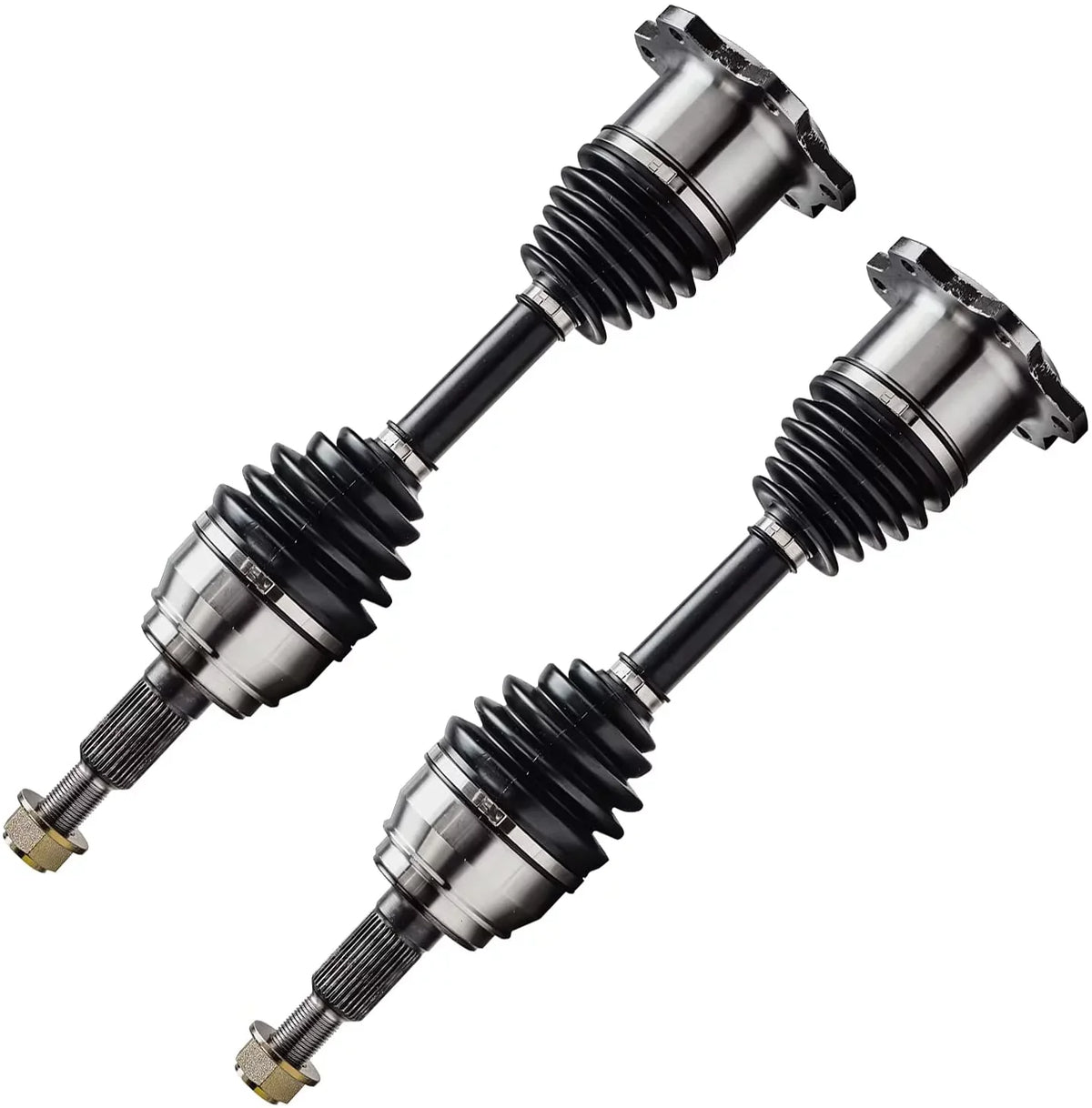 Detroit Axle - 4WD Front CV Axle Shafts Replacement Chevy GMC K1500 K2500 Pickup Tahoe Yukon Fits select: 1999-2000 CHEVROLET SILVERADO C1500, 2005-2006 CHEVROLET SILVERADO K1500