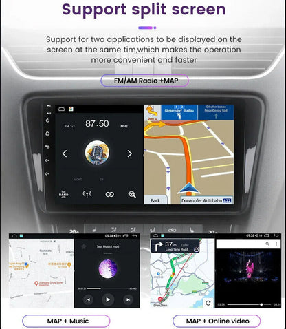 9inch 1280*720 IPS Fit Toyota Tacoma 2005-2015 Android Octa Core 4+32GB Car Radio Stereo DSP Carplay GPS NAVI AM FM