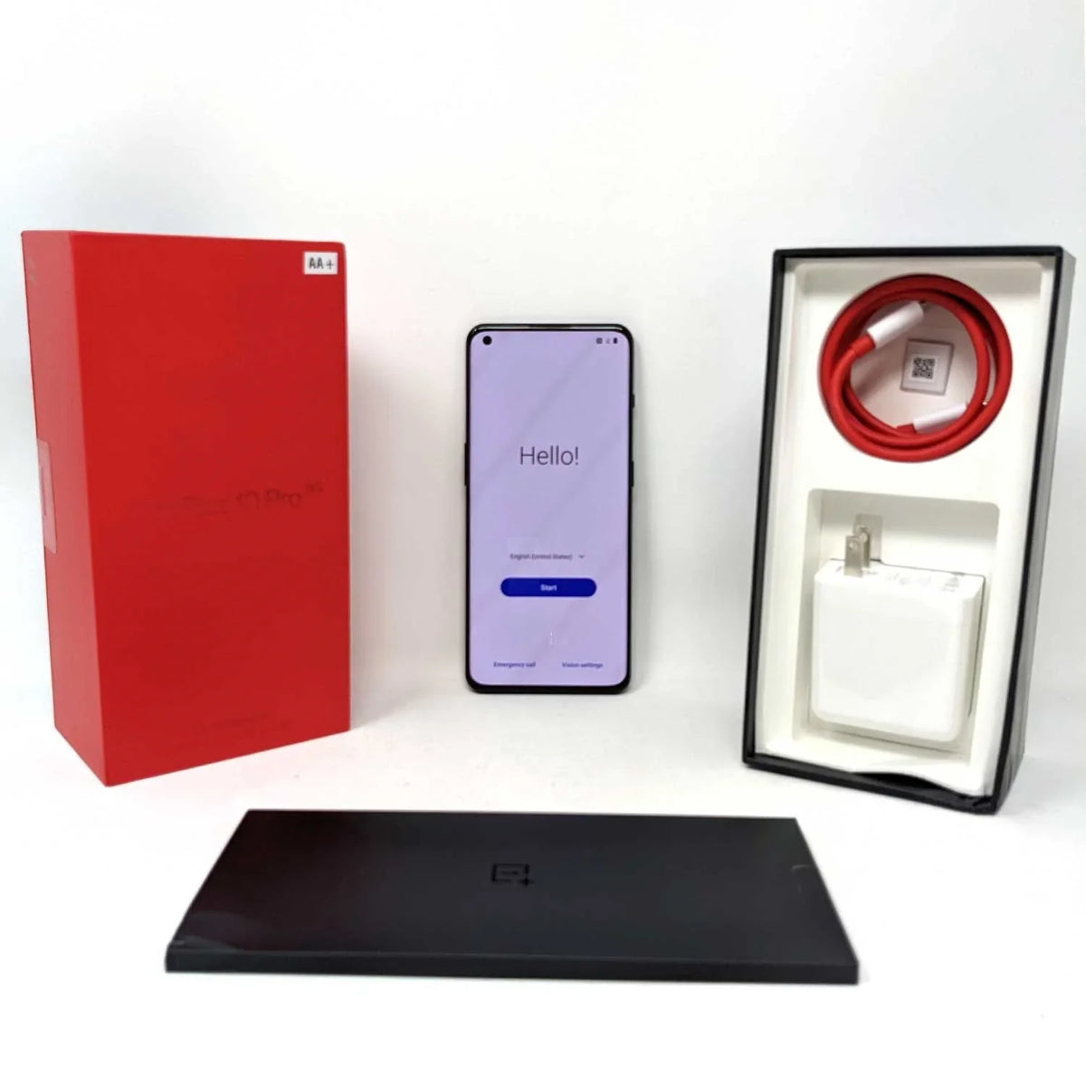 Open Box Oneplus 10 Pro 5G 128GB NE2217 GSM Unlocked 6.7" Single SIM 8GB RAM Smartphone - Volcanic Black