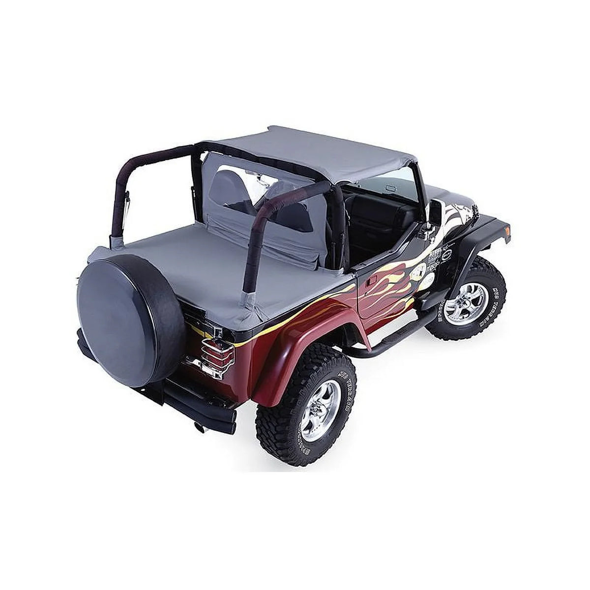 Rampage by RealTruck 741135 Tonneau Coating For 2018-Current Jeep Wrangler JL 2 Door, Black Diamond