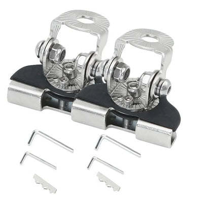 Jercoda 2 Set 45W LED Work Light with LED Work Light Bar Mount Bracket Clamp Holder DIY Car Truck ATV SUV Universal Cars